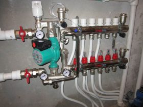 Монтаж гребенки отопления в Тобольске